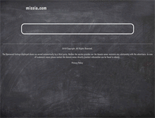 Tablet Screenshot of missia.com